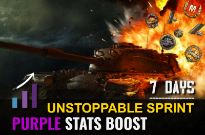 Purple Stats Boost: 7 days Unstoppable Sprint